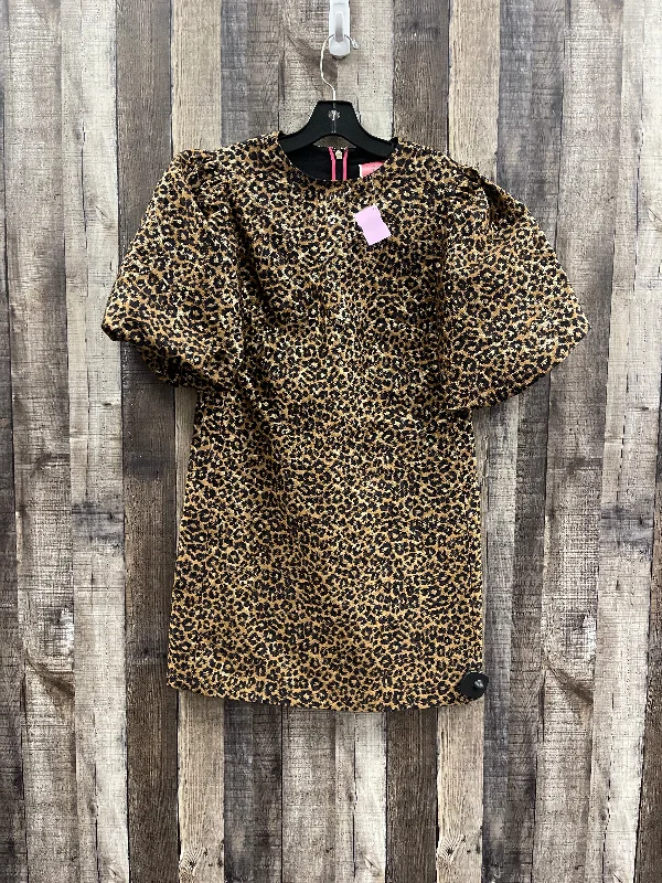 Animal Print Dress Designer Kate Spade, Size Xs