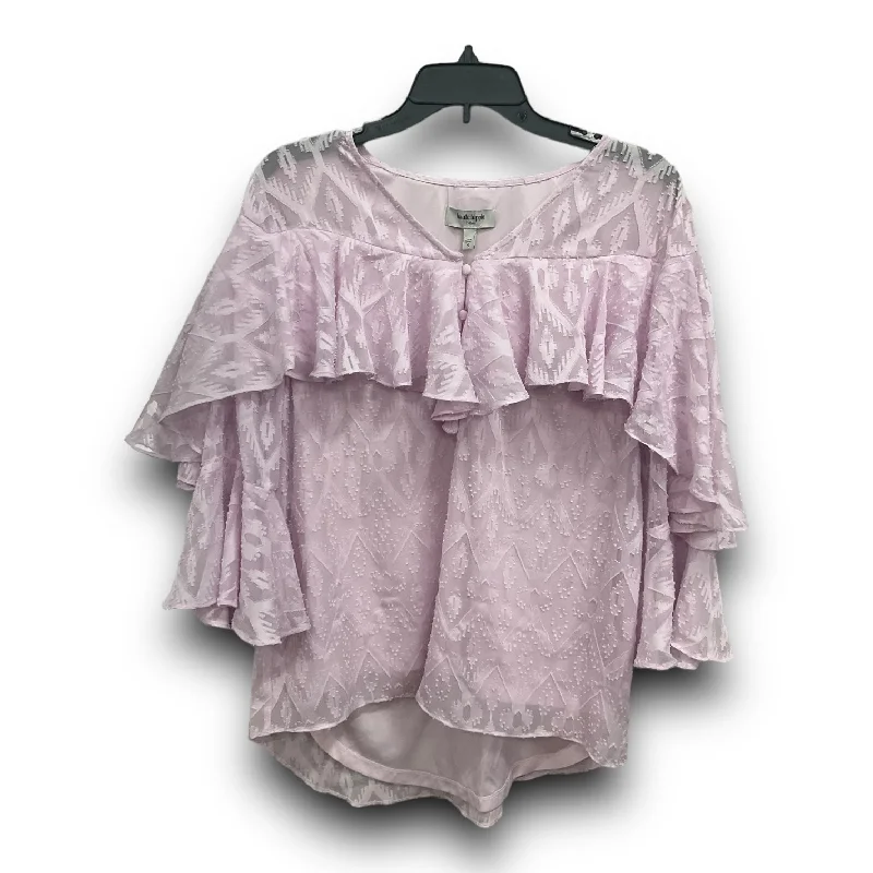 Top 3/4 Sleeve By Haute Hippie In Pink, Size: S