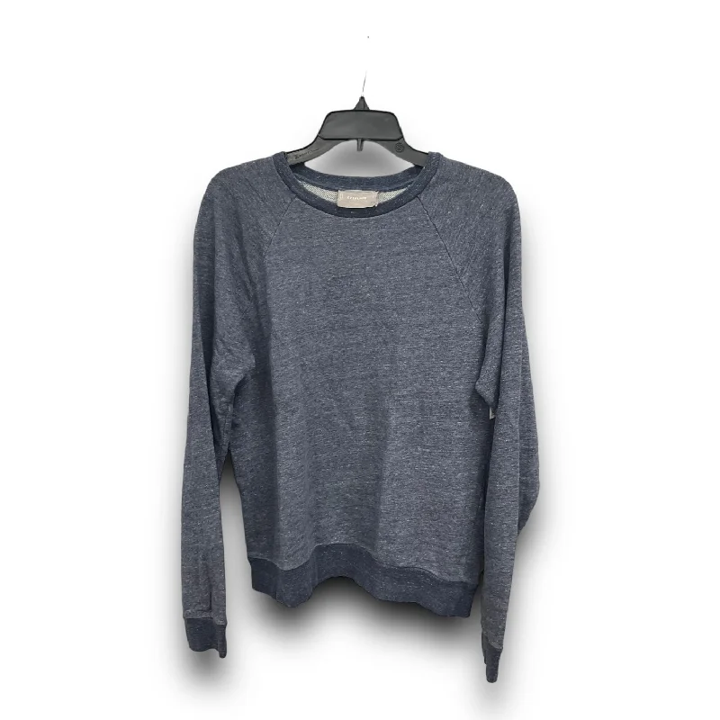 Top Long Sleeve By Everlane In Blue, Size: S