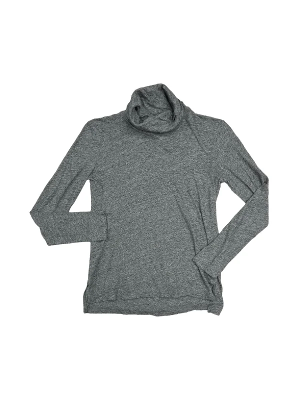 Top Long Sleeve By Madewell In Grey, Size: Xxs