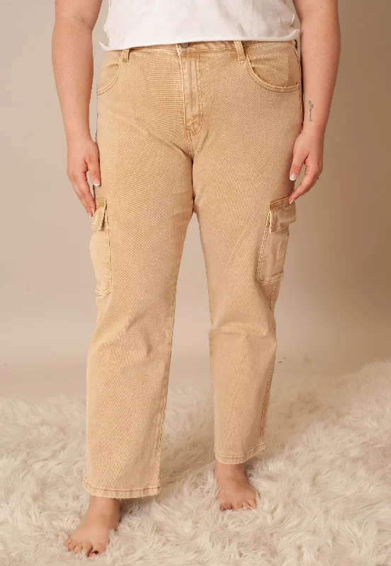 Instructive Cargo Straight Jeans