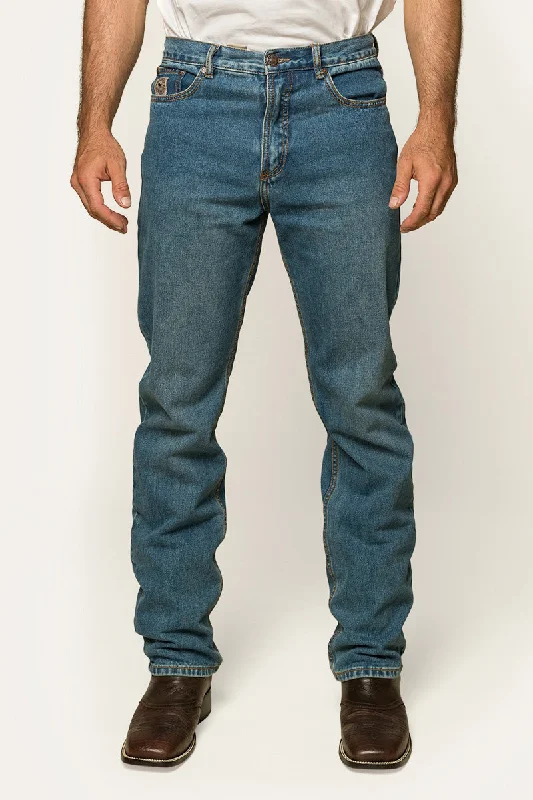 Barrington Mens Slim Fit Jean - Mid Wash Blue