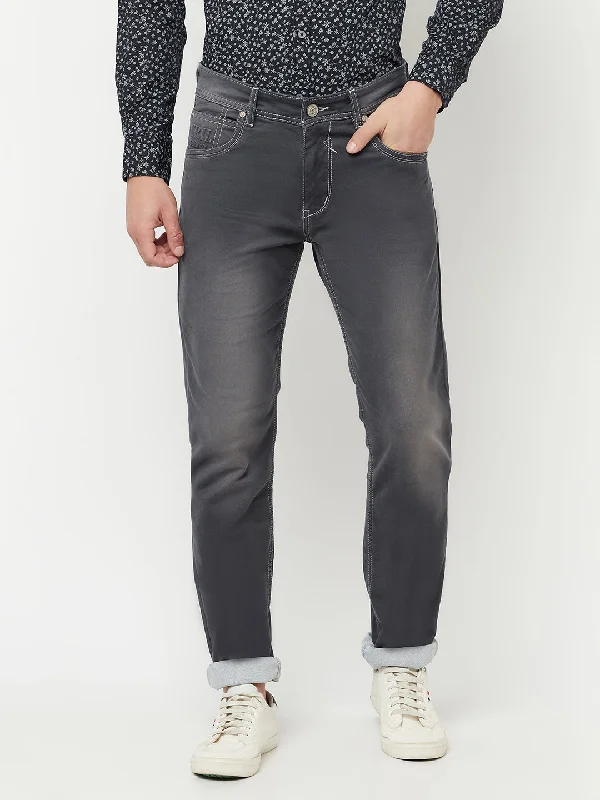 Cantabil Grey Men's Denim