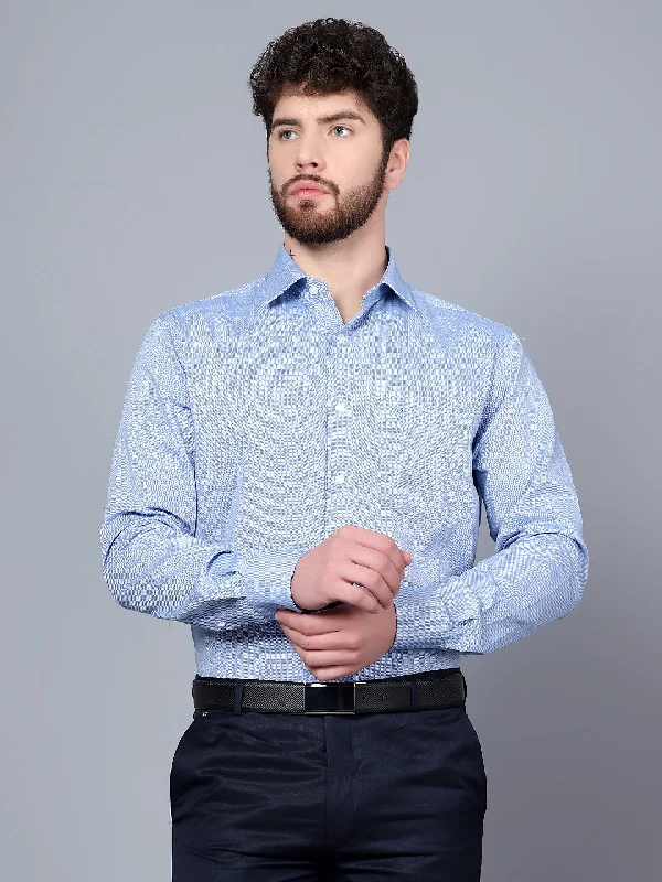 Cantabil Men Blue Shirt