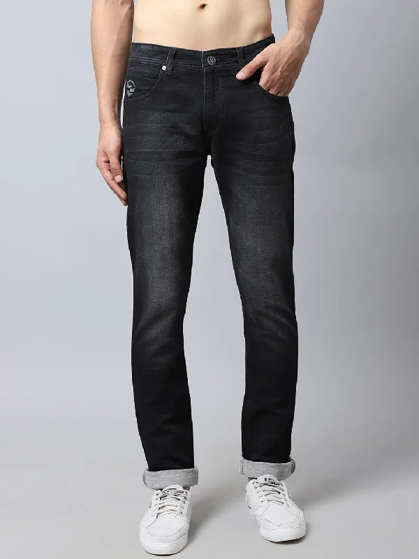 Cantabil Mens Black Hillium Jeans