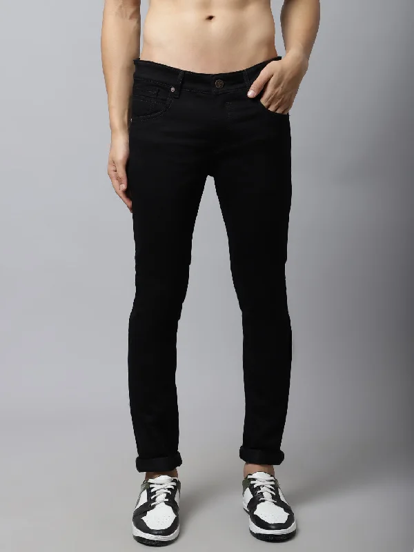 Cantabil Mens Black Jeans