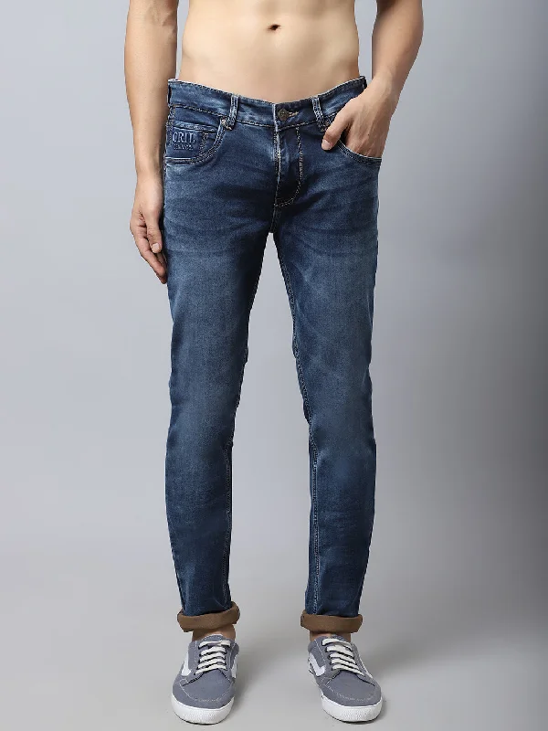 Cantabil Mens Blue Jeans