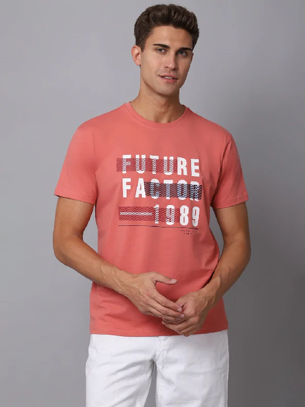 Cantabil Men's Coral T-Shirt