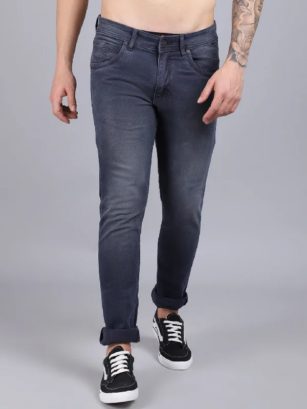 Cantabil Men's Grey Denim