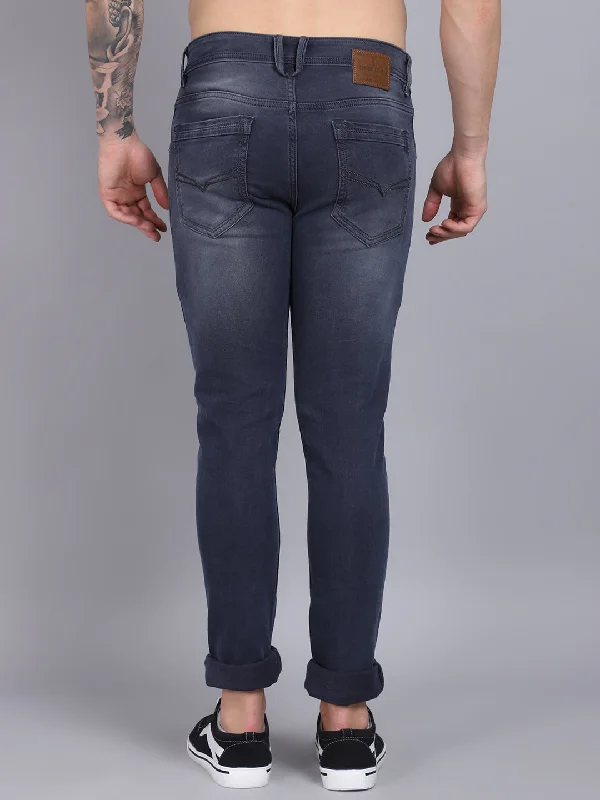 Cantabil Men's Grey Denim