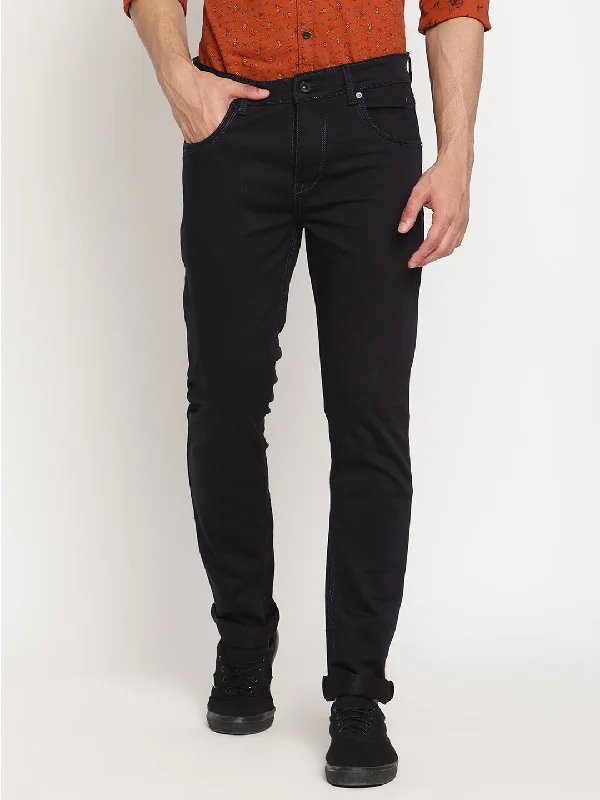 Cantabil Men's Navy Jeans