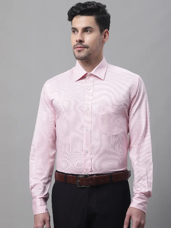 Cantabil Men's Pink Shirt