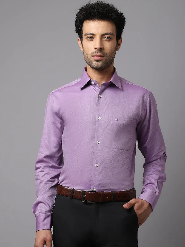 Cantabil Mens Purple Shirt