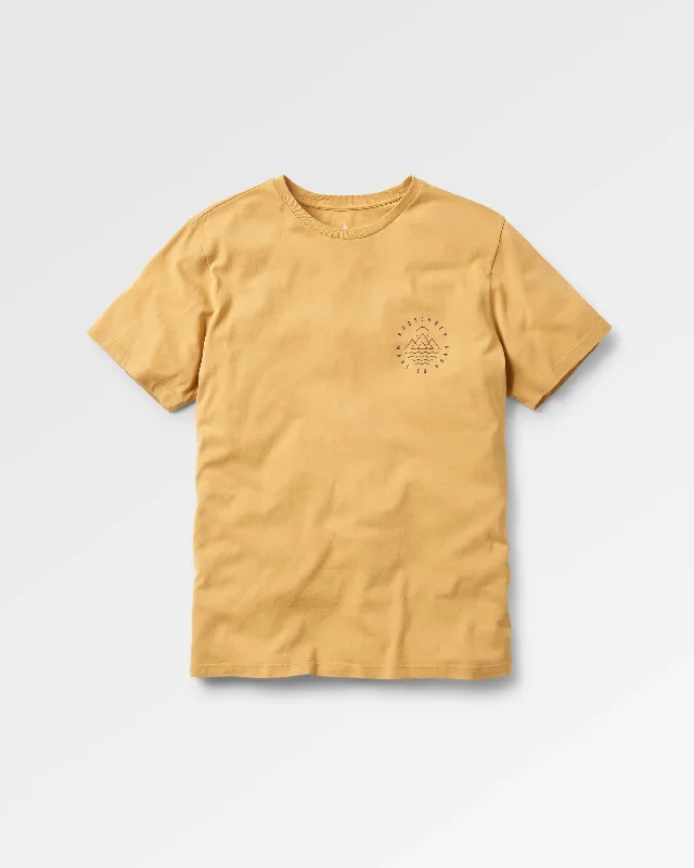 Escapism Recycled Cotton T-Shirt - Mustard Gold