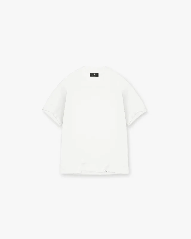 Initial T-Shirt - Flat White