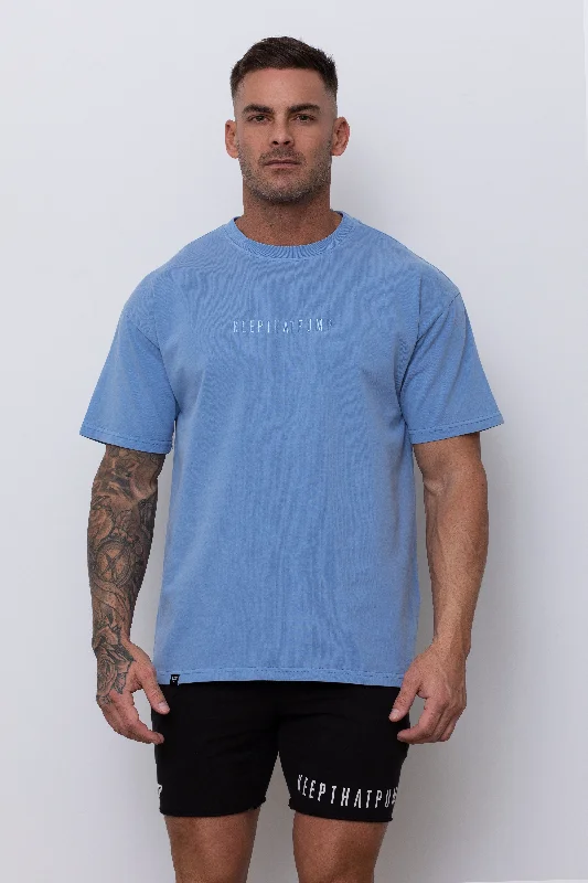 OVERSIZED TEE - BLUE