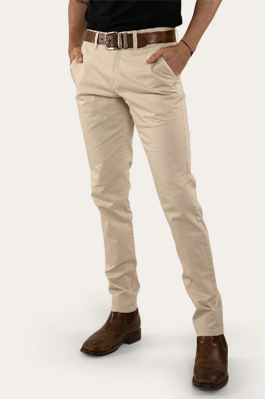 Parsons Mens Slim Fit Chino Pant - Bone