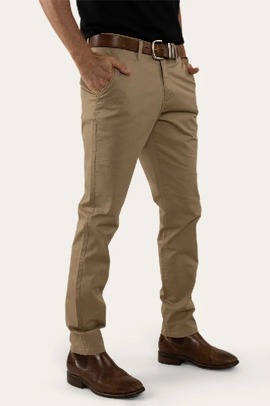 Parsons Mens Slim Fit Chino Pant - Clay