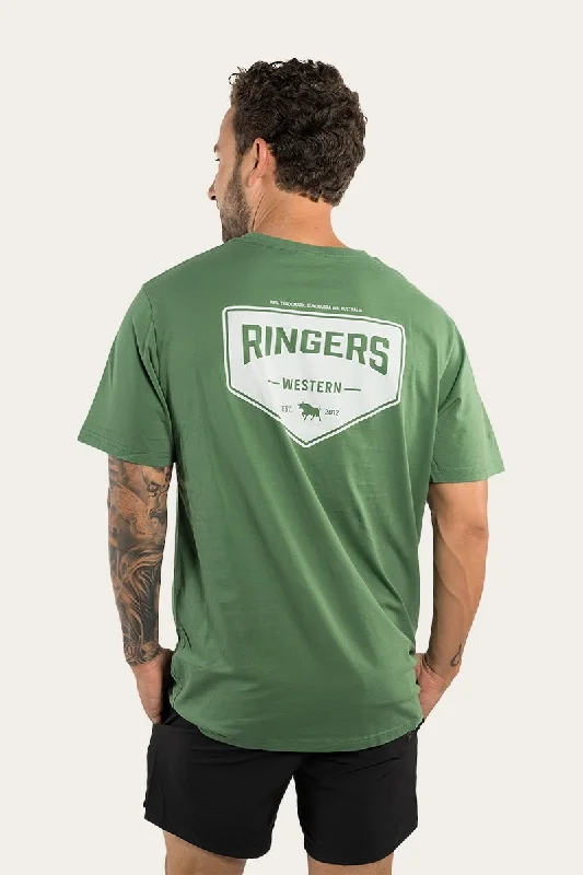 Squadron Mens Loose Fit T-Shirt - Cactus Green