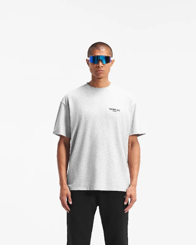 Team 247 Oversized  T-Shirt - Ash Grey