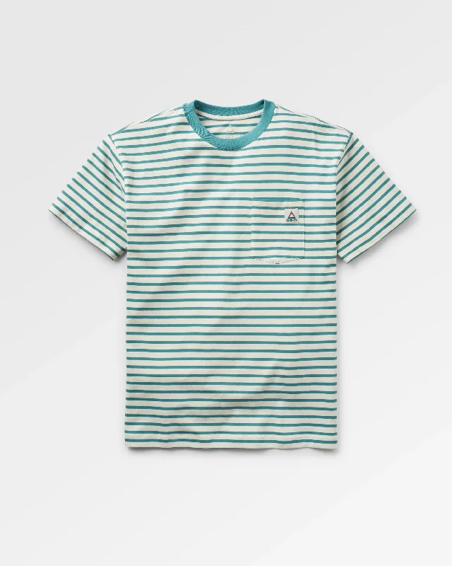 Zen Recycled Relaxed Fit T-Shirt - Deep Sea Stripe