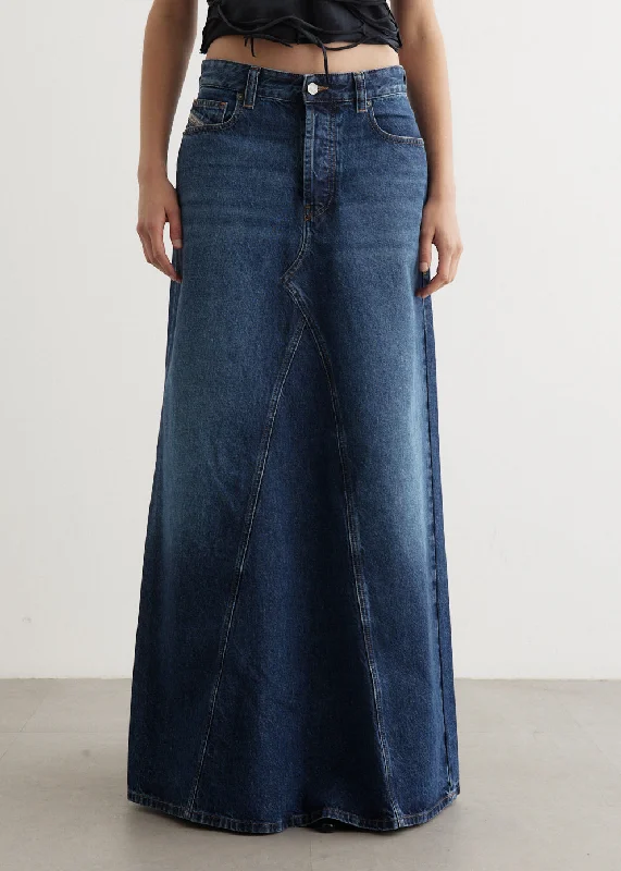 De-Pago Gonna Maxi Denim Skirt