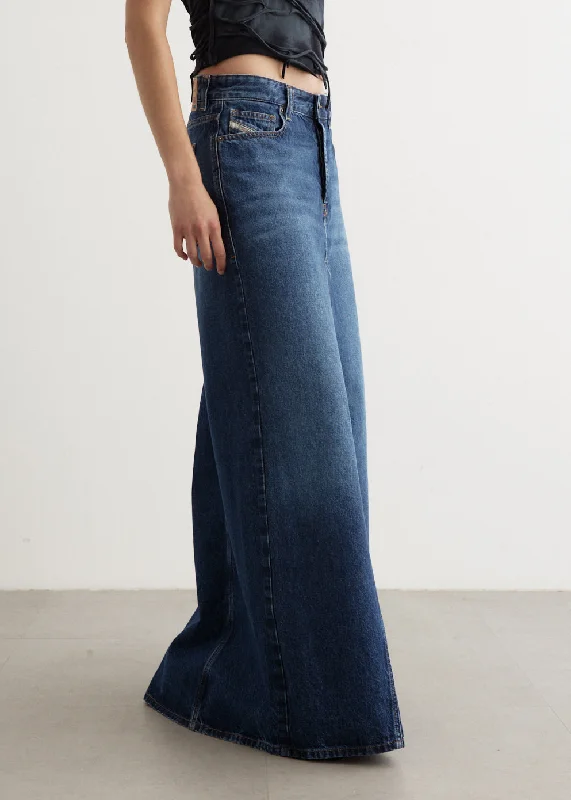 De-Pago Gonna Maxi Denim Skirt