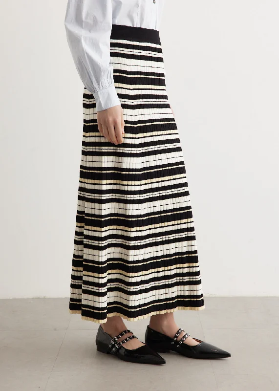 Rib Long Skirt