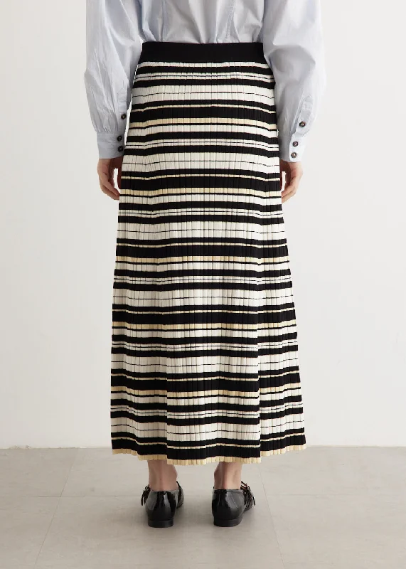 Rib Long Skirt