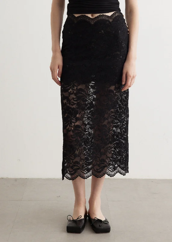 Lace Midi Skirt