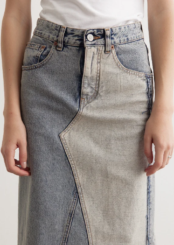 Long Denim Skirt