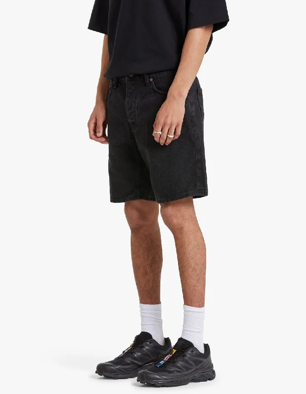 Seth Shorts - Black Stone Denim