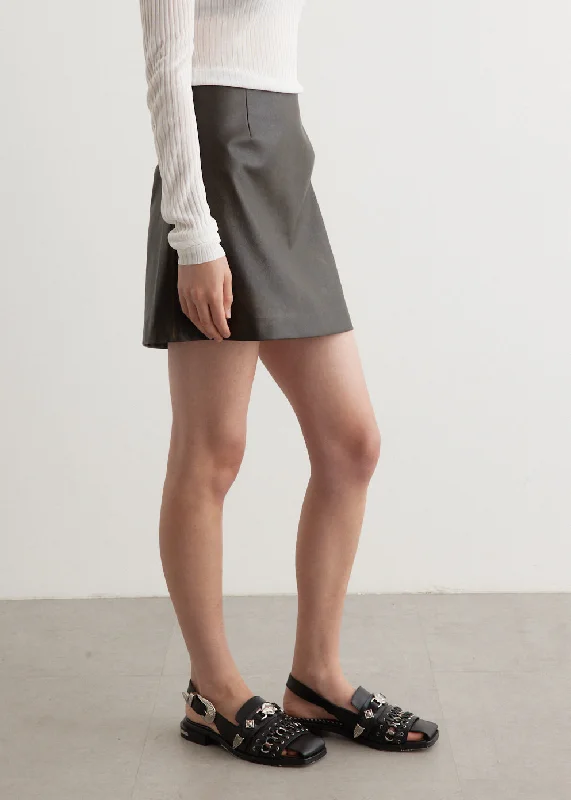 Reach Vegan Leather Skirt