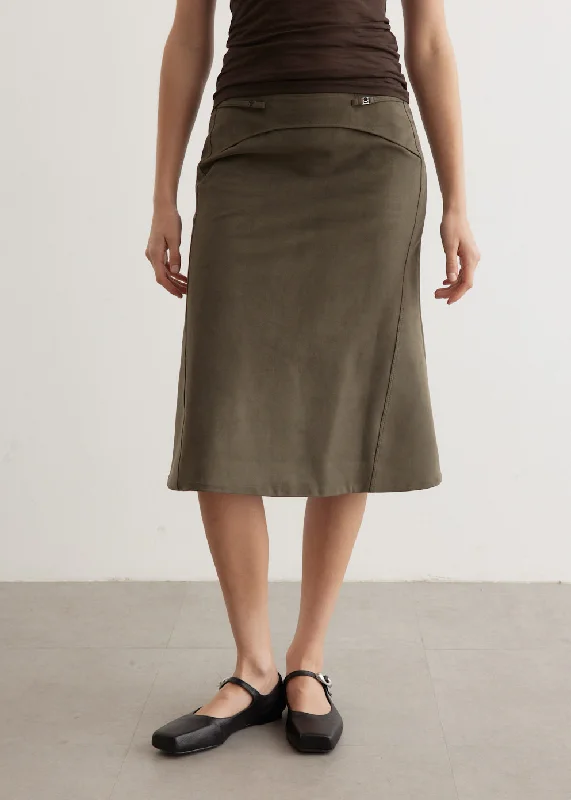 Suede Mermaid Skirt