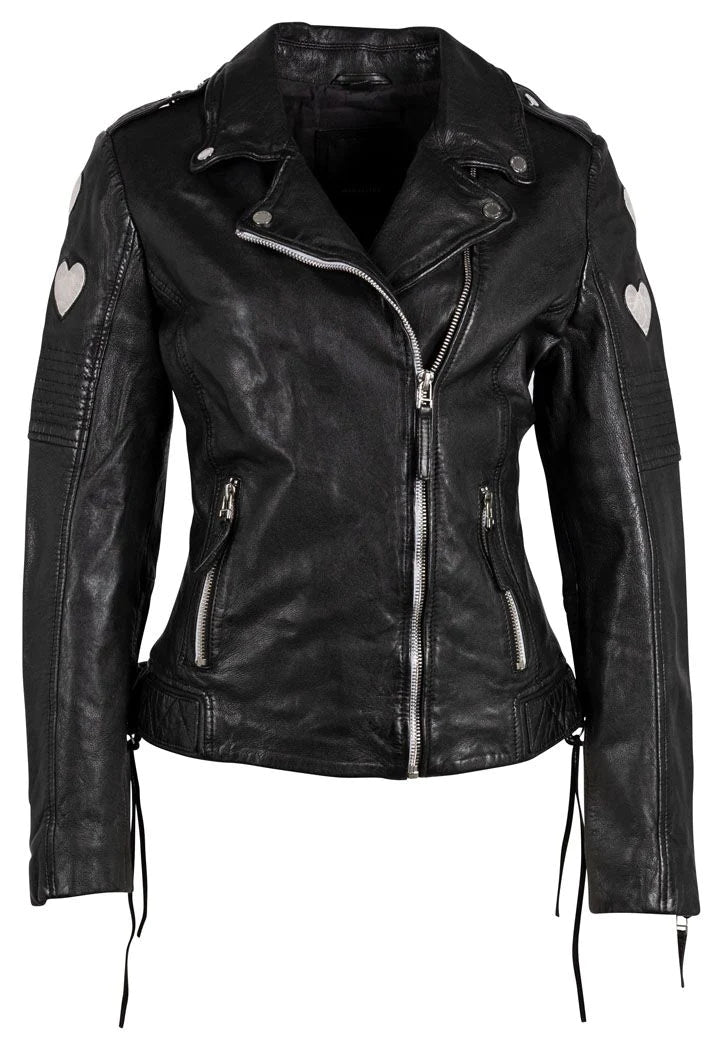 Reo Heart Leather Jacket