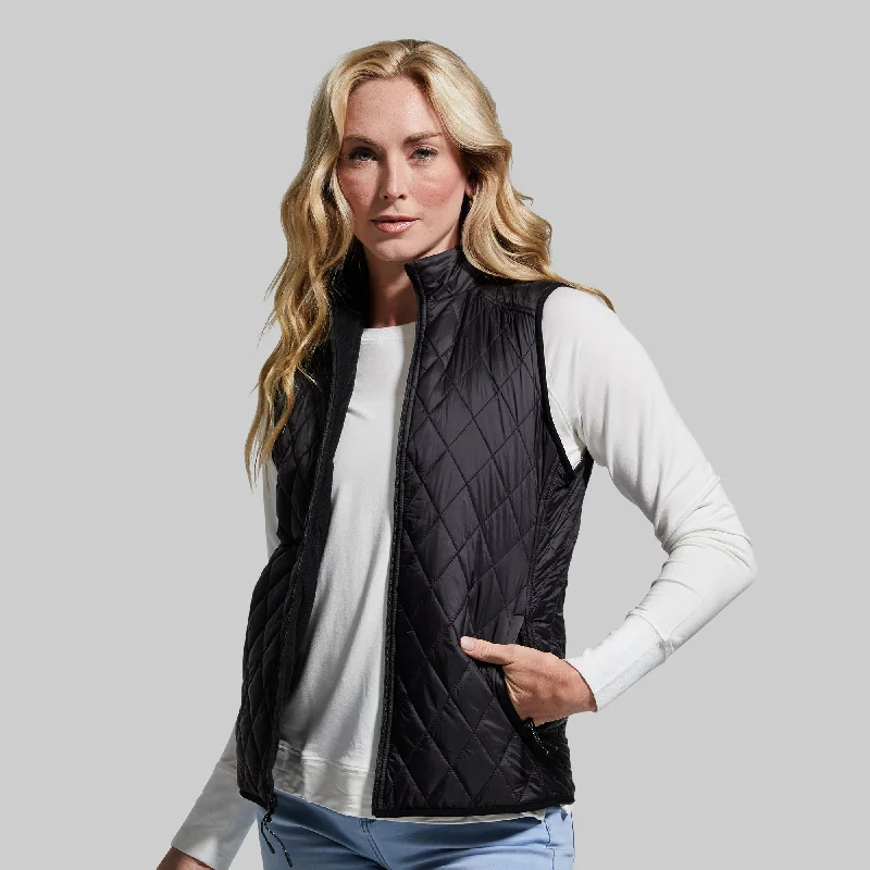 Breck Reversible Puffer Vest (Black)