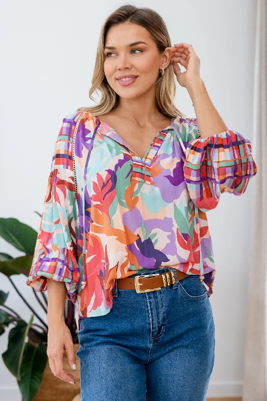 Angela Blouse Phoenix Multi