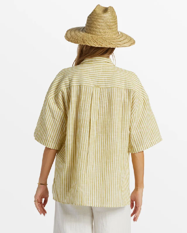 Billabong Beach Side Cotton Shirt-Moss Joy