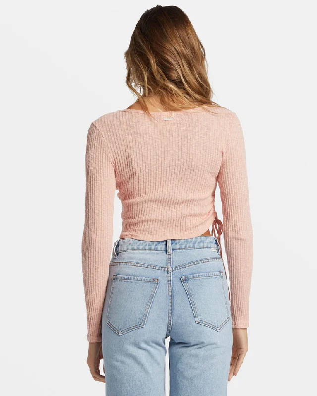 Billabong Its A Vibe L/S Shirt-Dusty Peach