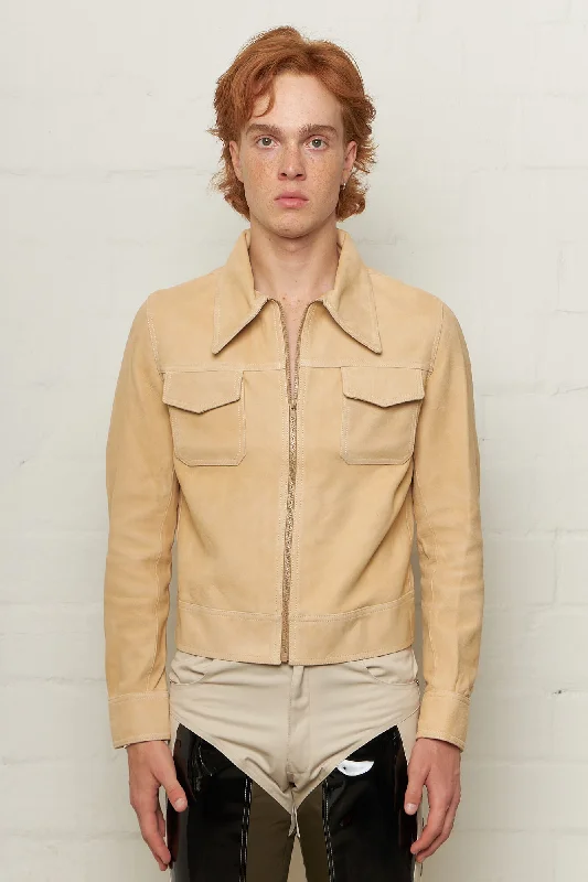 Keith Suede Jacket Summer White