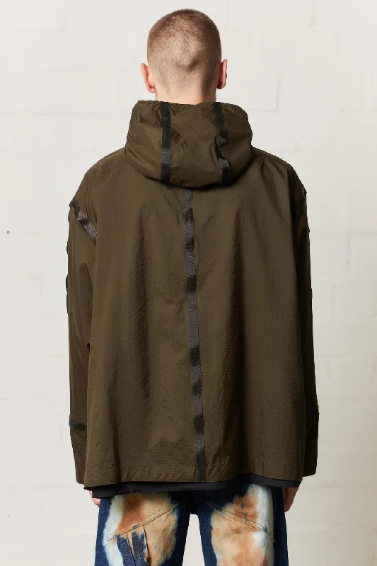 Introspec Jacket Army Green Tech Ripstop