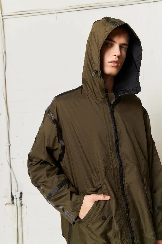 Introspec Jacket Army Green Tech Ripstop