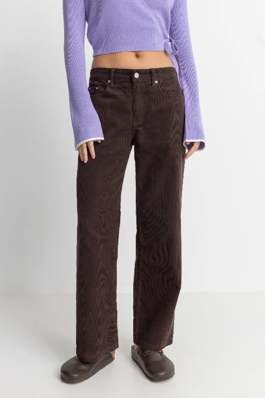 Lula Low Rise Pant Chocolate