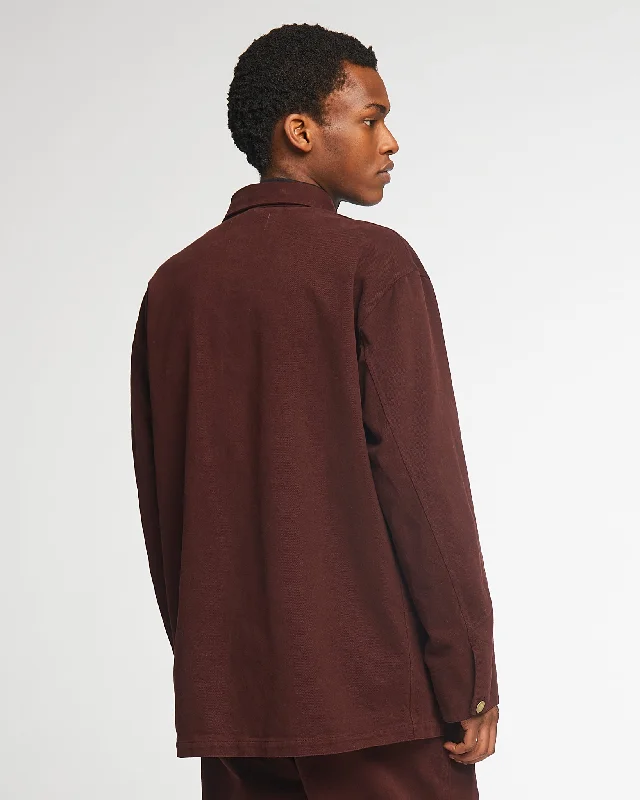 Alcatraz Jacket Brushed Twill Wine