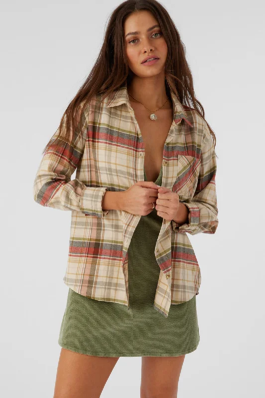 O'Neill Logan Flannel L/S Shirt-Multi Clr