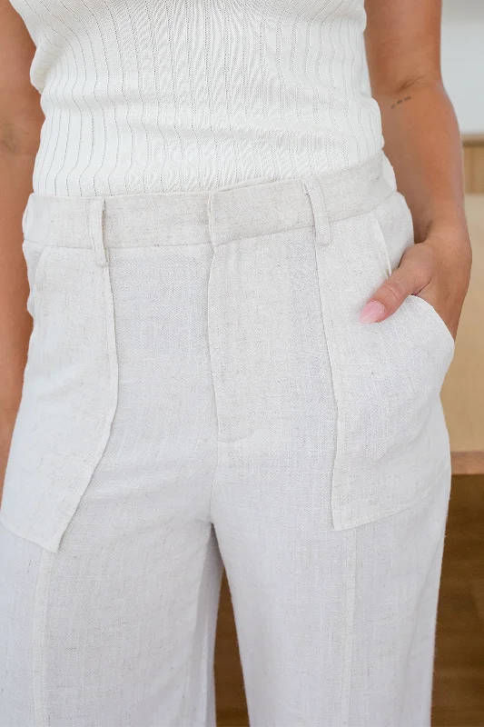 Shelby Linen Pant Natural