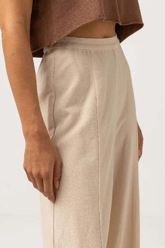 Whitehaven Wide Leg Pant Ecru