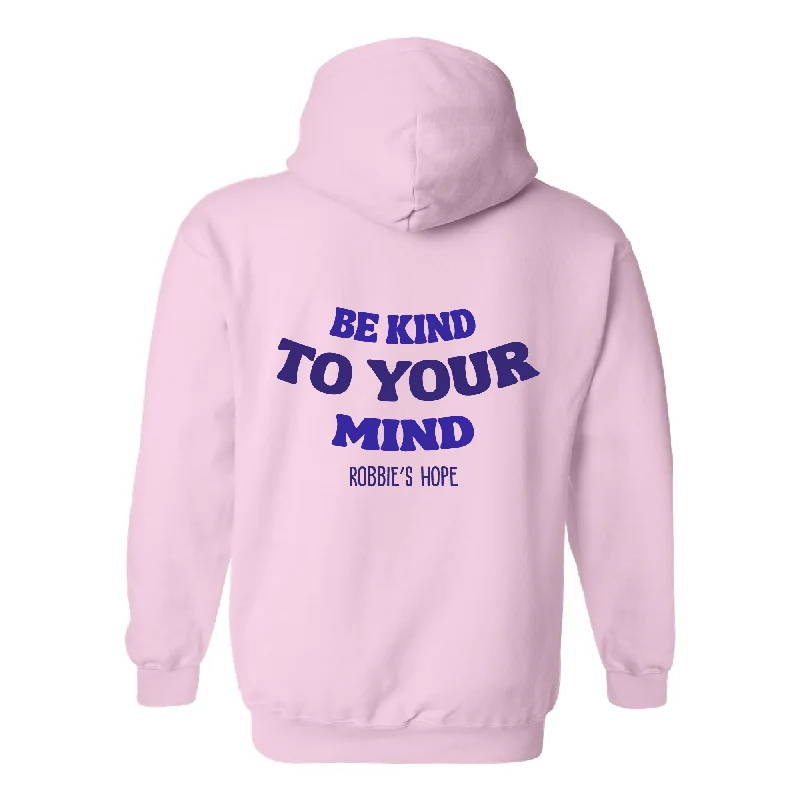 S / Light Pink w/ Blue Text