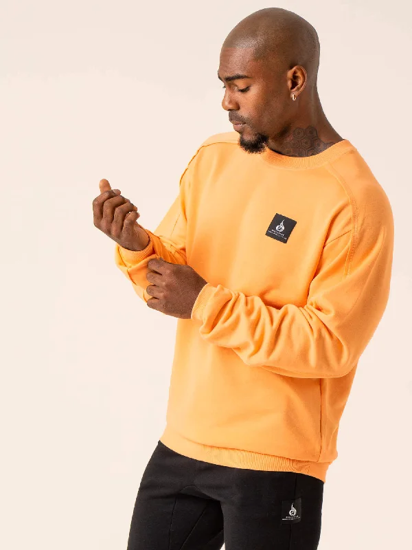 Dynamic Pullover Jumper - Orange Sherbet