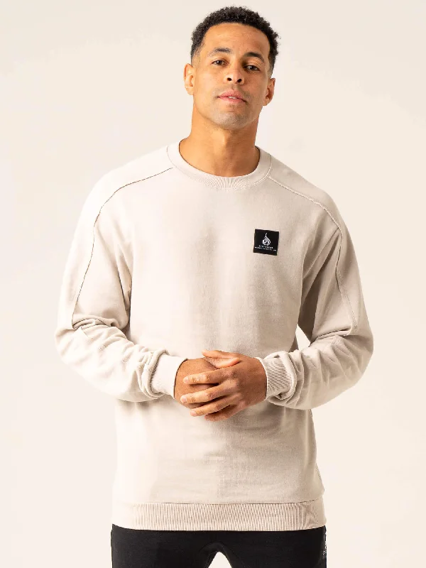 Dynamic Pullover Jumper - Stone